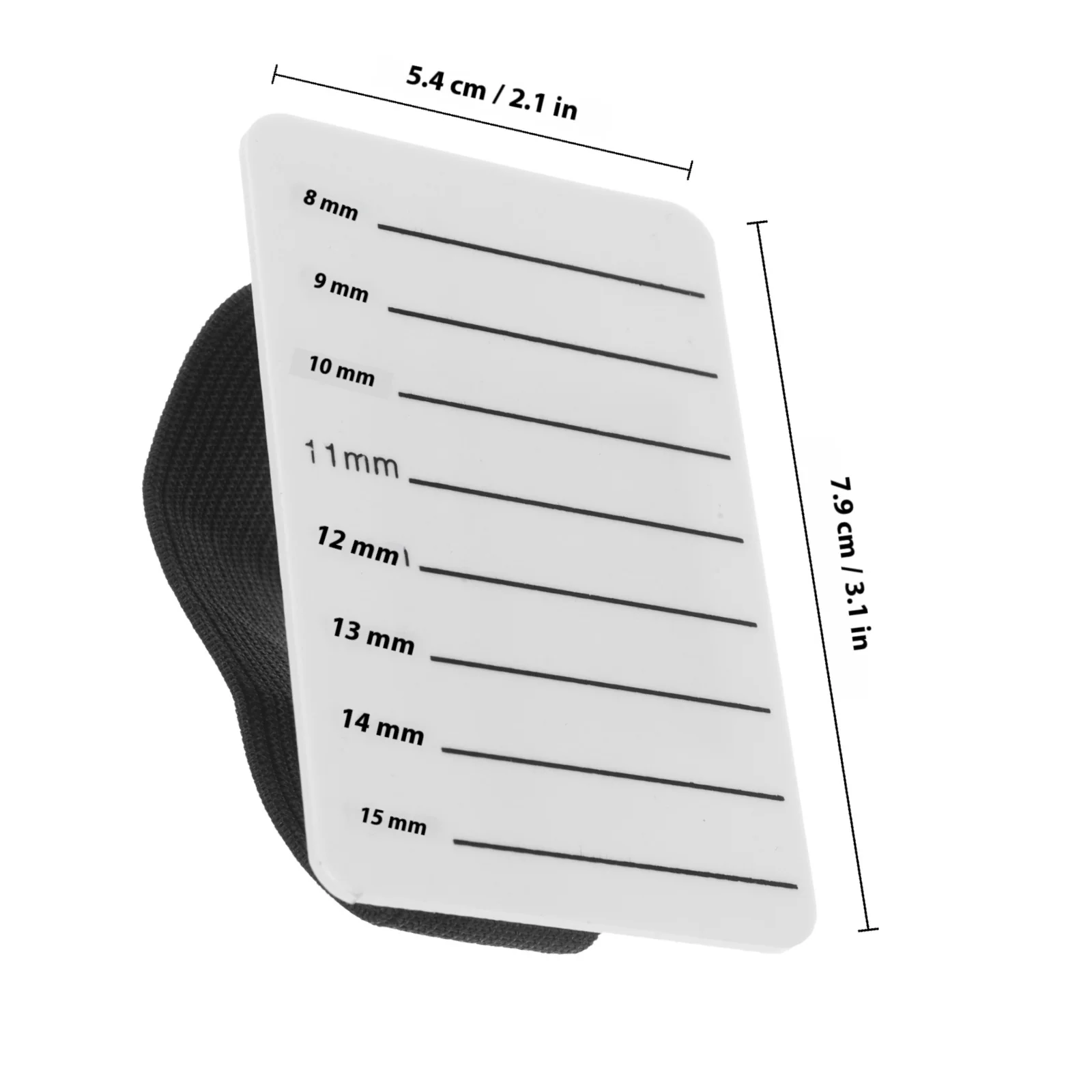 8-15Mm Lash Extension Tray Acrylic Eyelash Holder Board Organized Lash Storage Solution for False Lashes Application