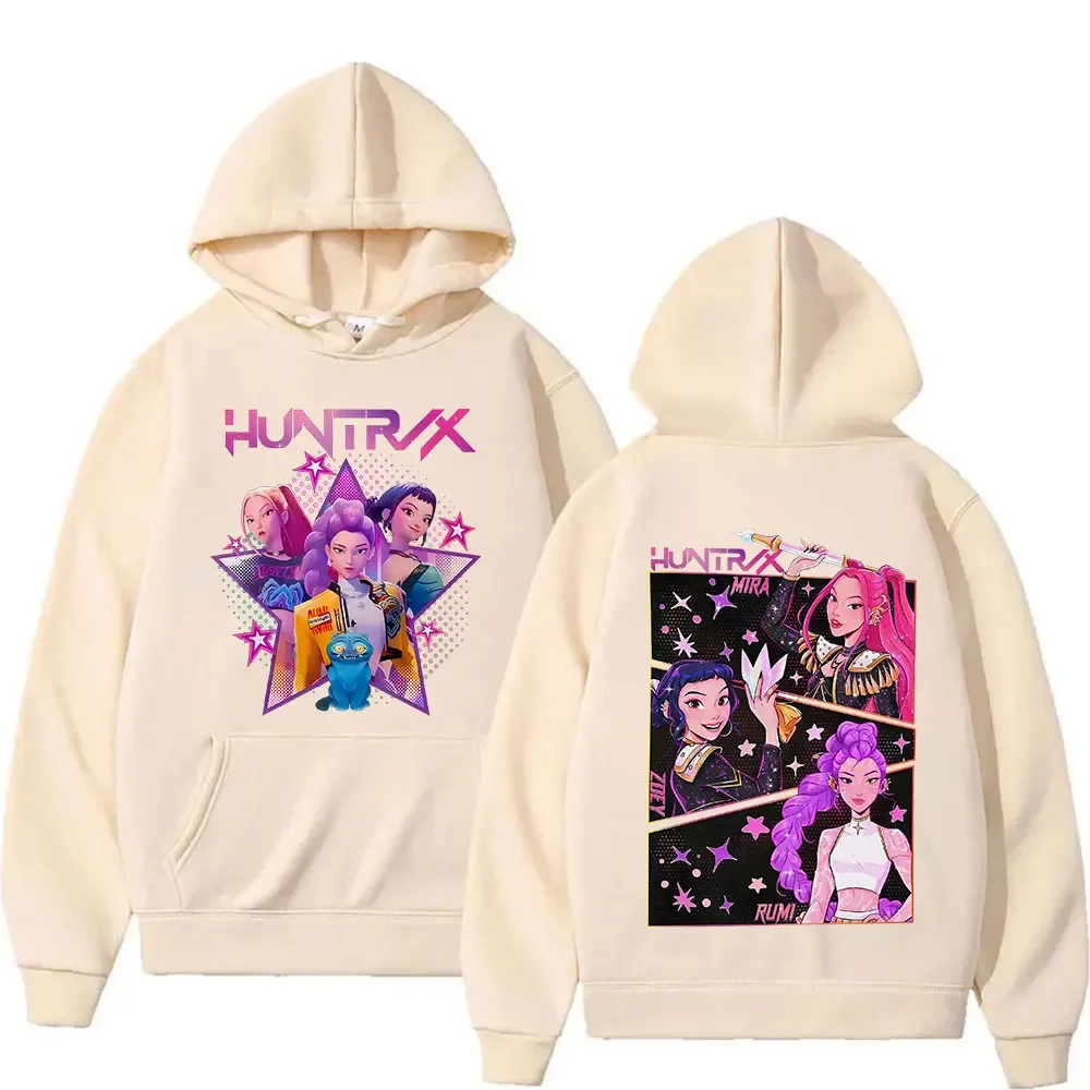 جديد K-Pop Devil Hunter أزياء الرجال الخريف والشتاء مريحة هوديي المألوف الشارع الرجال هوديي