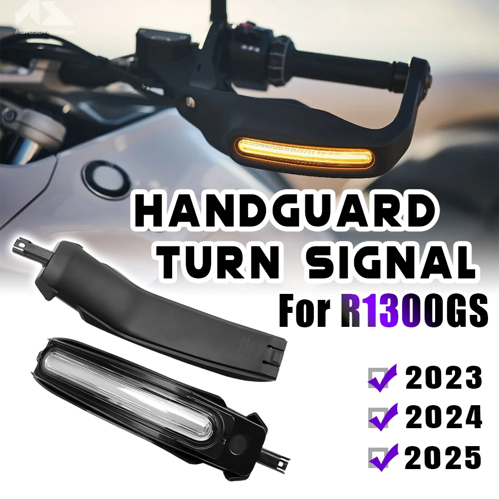 

For BMW R1300GS R 1300 GS R1300 GS GSA1300 R 1300GS ADV 2023-2025 Motorcycle Hand Guards LED Lights Motor Handguards Turn Signal