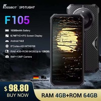 FOSSiBOT-F105 Rugged Smartphone, 6.7 \