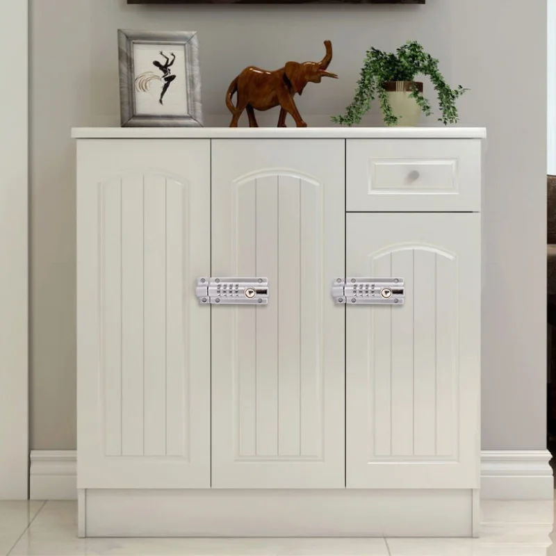 Zamek szyfrowy bez wiercenia, zatrzask do drzwi, wodoodporny i nierdzewny, klamra do drzwi zewnętrznych, drzwi drewniane, zamek zabezpieczający i antykradzieżowy.