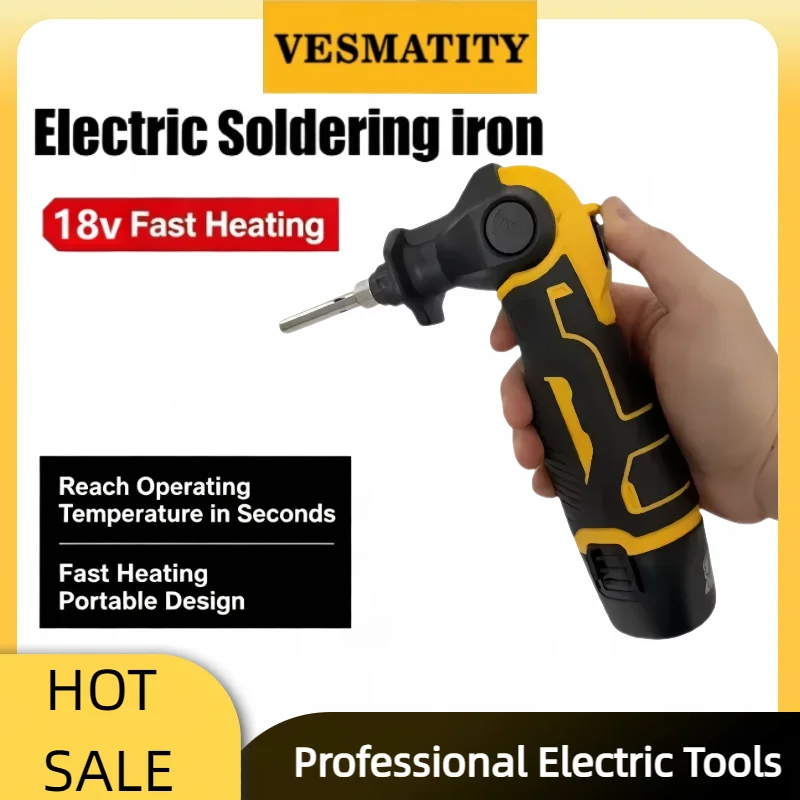 Electric Soldering Iron Kit Fast Heating Rechargeable Wireless Alloy Welding Device Repair Tools for Dewalt Battery