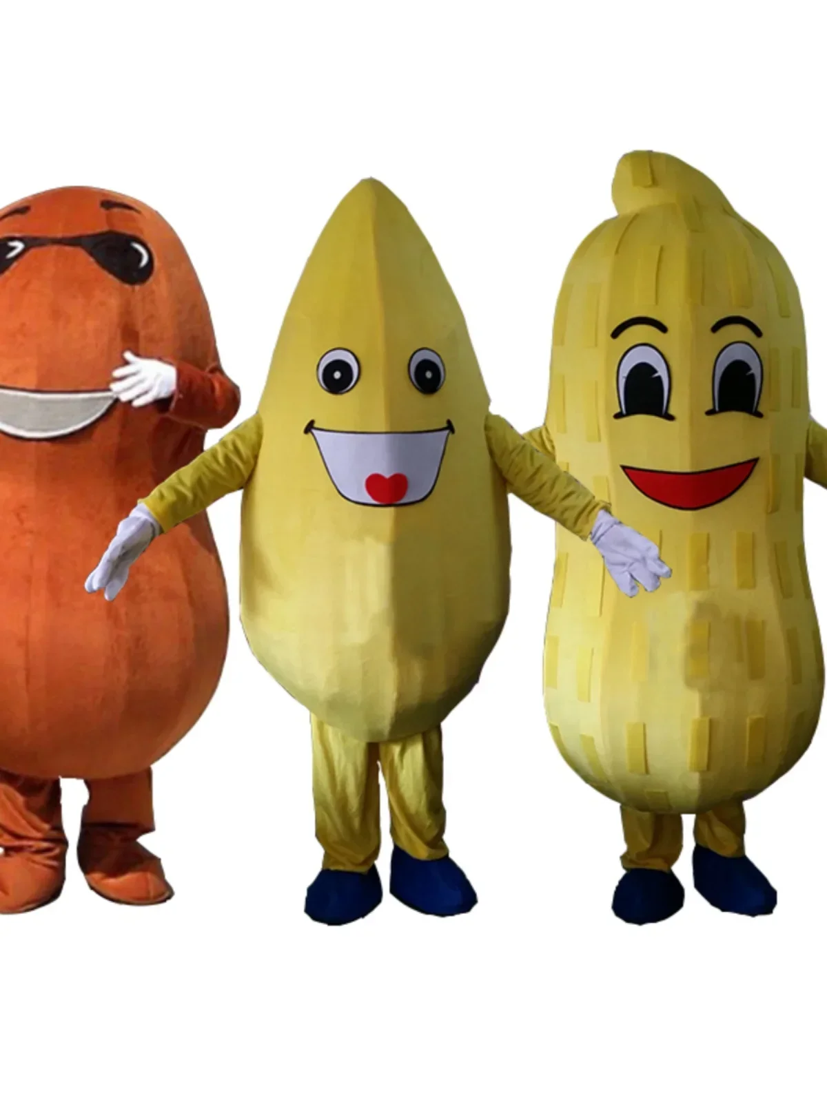 Christmas Peanut Melon Seeds Mascot Costume Set Role Playing Party Game Cartoon Anime Advertising Promotion Carnival Halloween