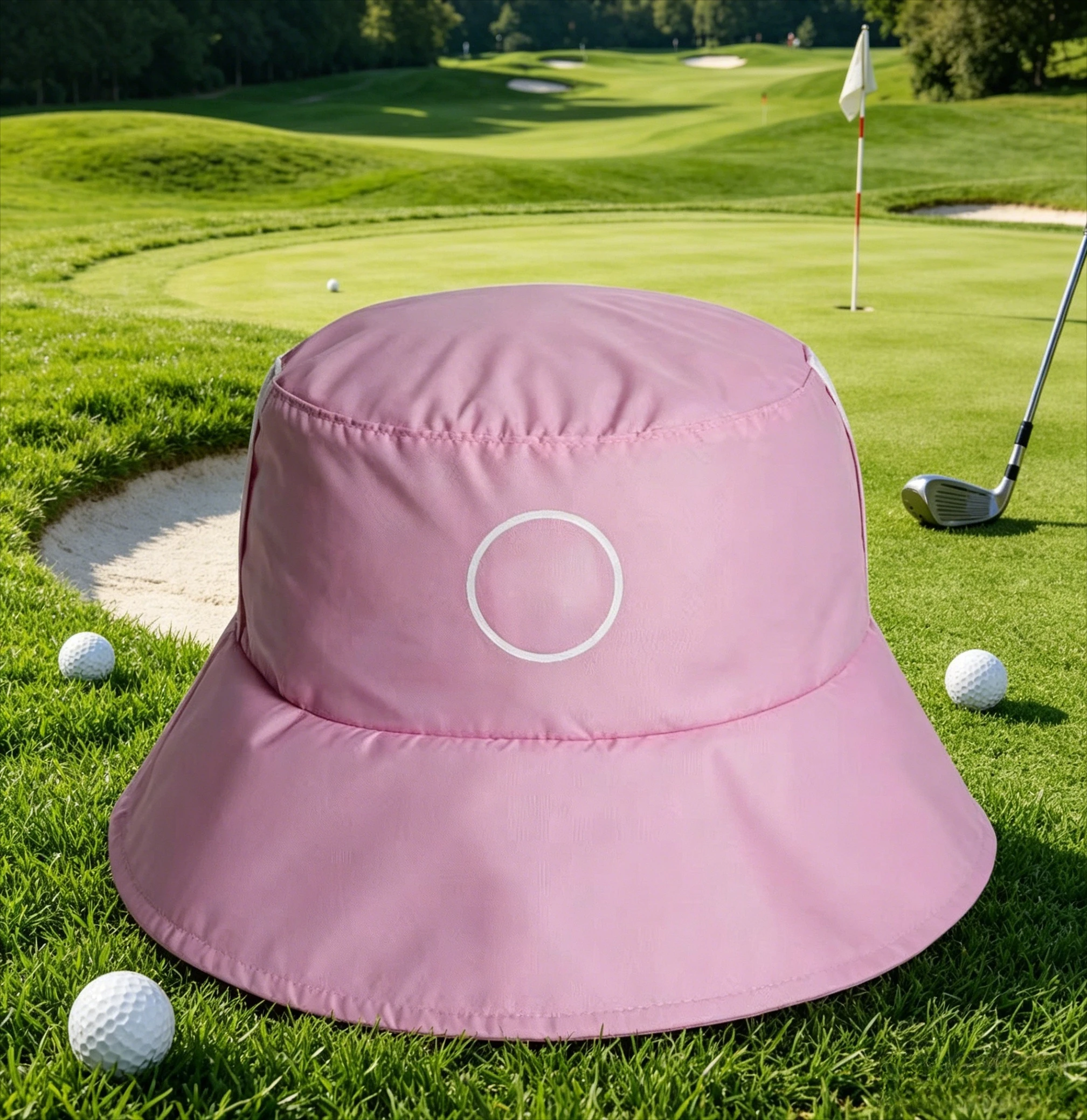 

New Summer Golf Bucket Hat for Women Anti-UV Outdoor Sport Beach Cap Chic Anti-Exposure Age-Defying Casual Sunshade Hat