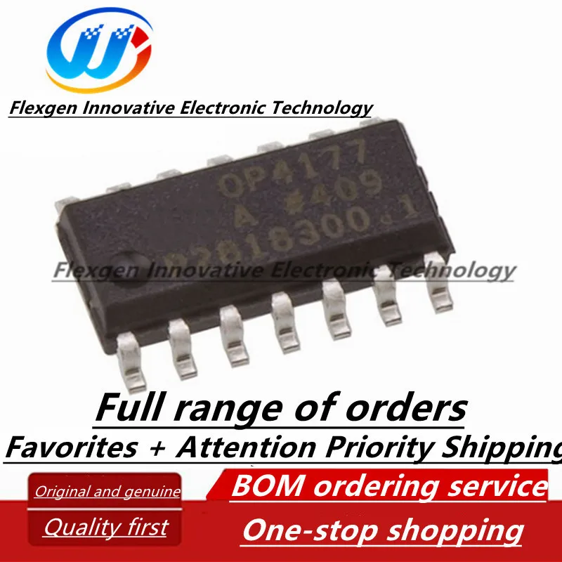 (10 pcs) OP4177ARZ-REEL7 OP4177A SOIC-14 current op amp chip