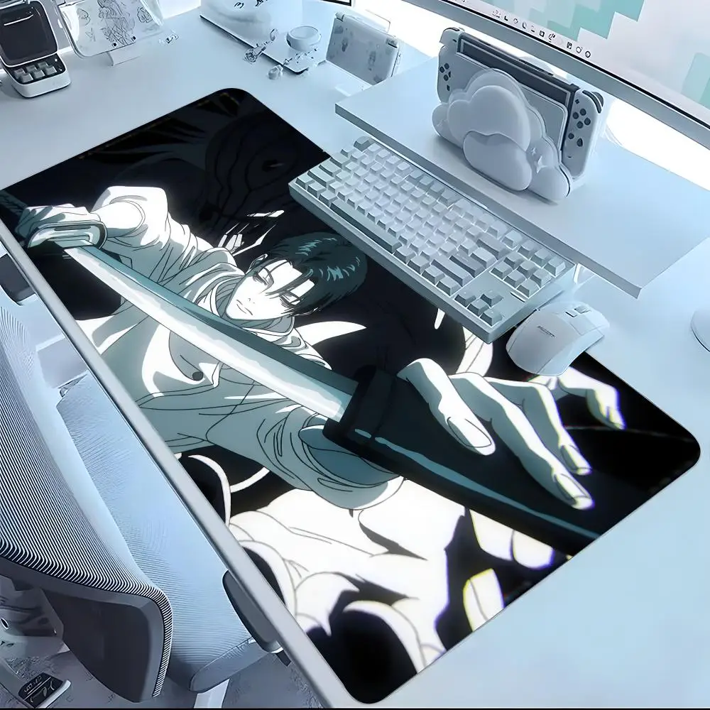 Yuta Okkotsu J-Jujutsu Kaisen Mauspad, Mauspad für Laptop, Büro, Schreibtischunterlage, groß, schwarz, Gamer, rutschfest, Tastatur, Gummi, Mauspad