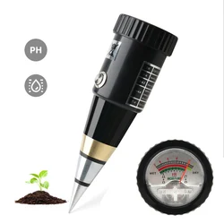 Soil Moisture PH Meter Metal Sensor Probe Soil Acidity Humidity Tester No Battery Soil Acidity Meter for Planting Garden Tool