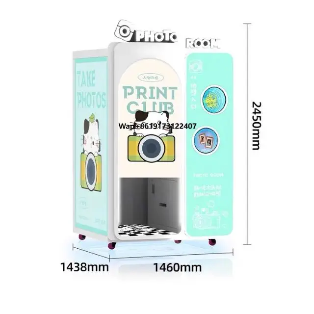 Hot Sale Indoor Customize Photo Booth Self-service Vending Machine
