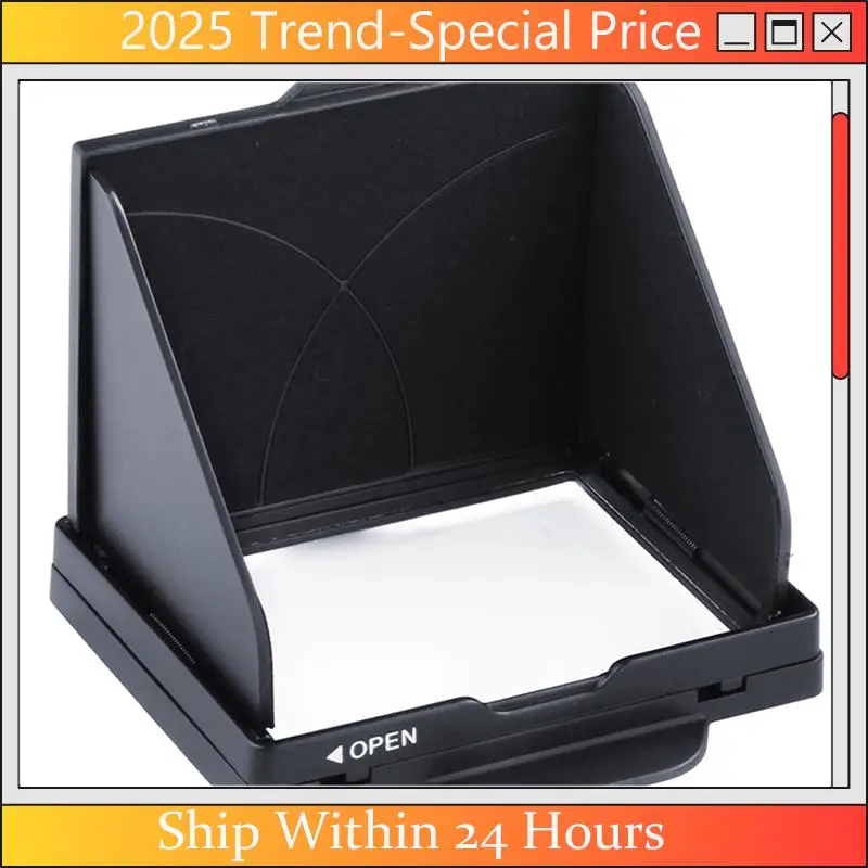 (Latest) For Nikon D600 D610 Compatible 2In1 LCD Screen Protector -Up Sun Shade Hood Cover Guard