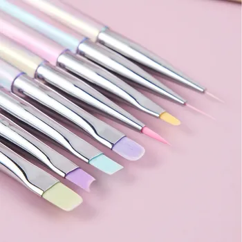 1PCS Nail Art Liner Drawing Painting Nail Brush Set Acrylic Powder Carving UV Gel…