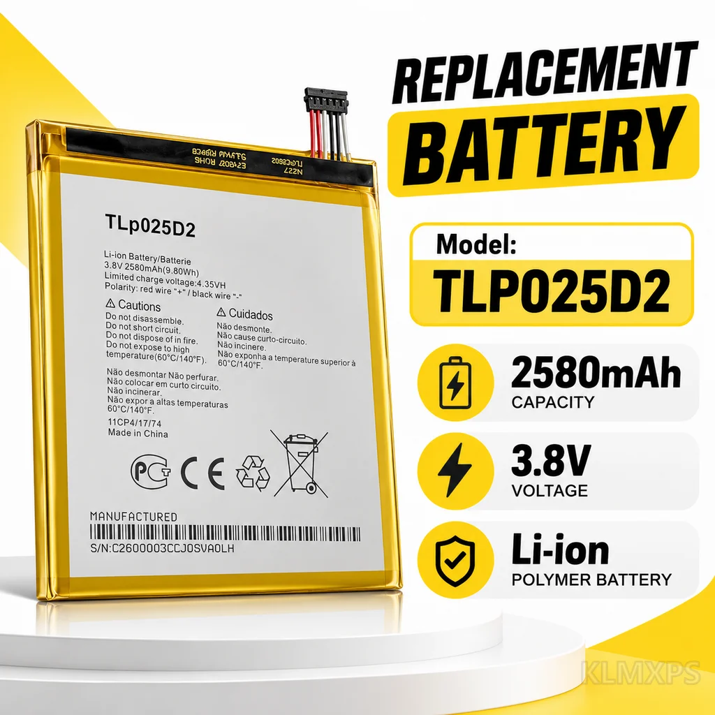 5098O OT-8050 Lithium Battery Replacement for Alcatel Pixi 4 (6.0) 8050E 8050D 9001 9001X Mobile Phone Battery Replacement