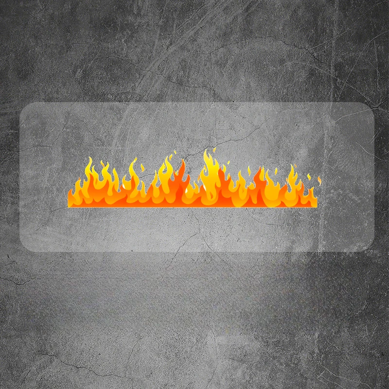 لهب دراجة نارية ملصقات مقاوم للماء DIY بها بنفسك دراجة نارية لوحات جانبية خزان الوقود هدية سكوتر خوذة صندوق شارات الفينيل الديكور الرائع #6