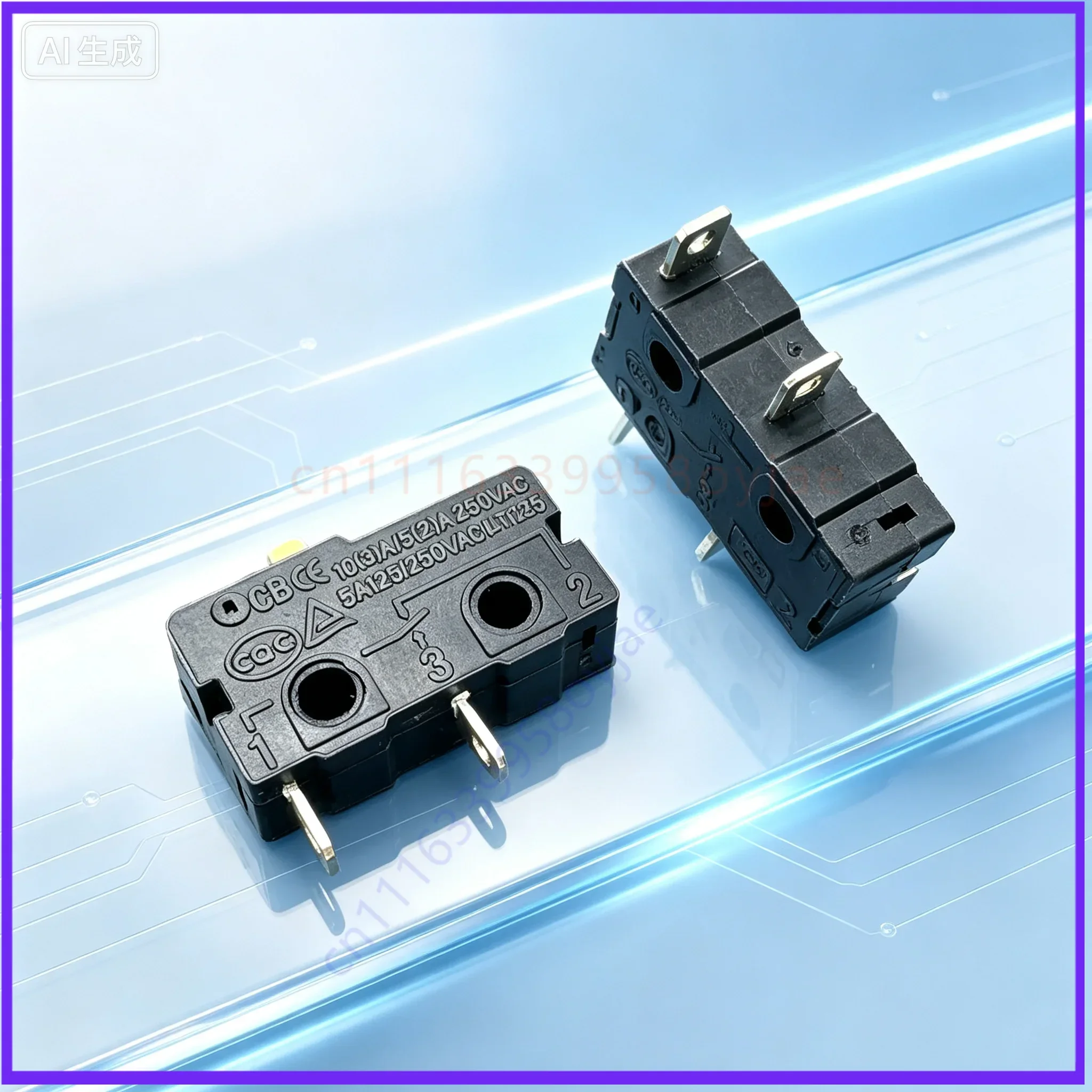 Mini CH-02A Micro Switch 2Pin NO 5A Limit Tact Button for CHANGHE  20pcs