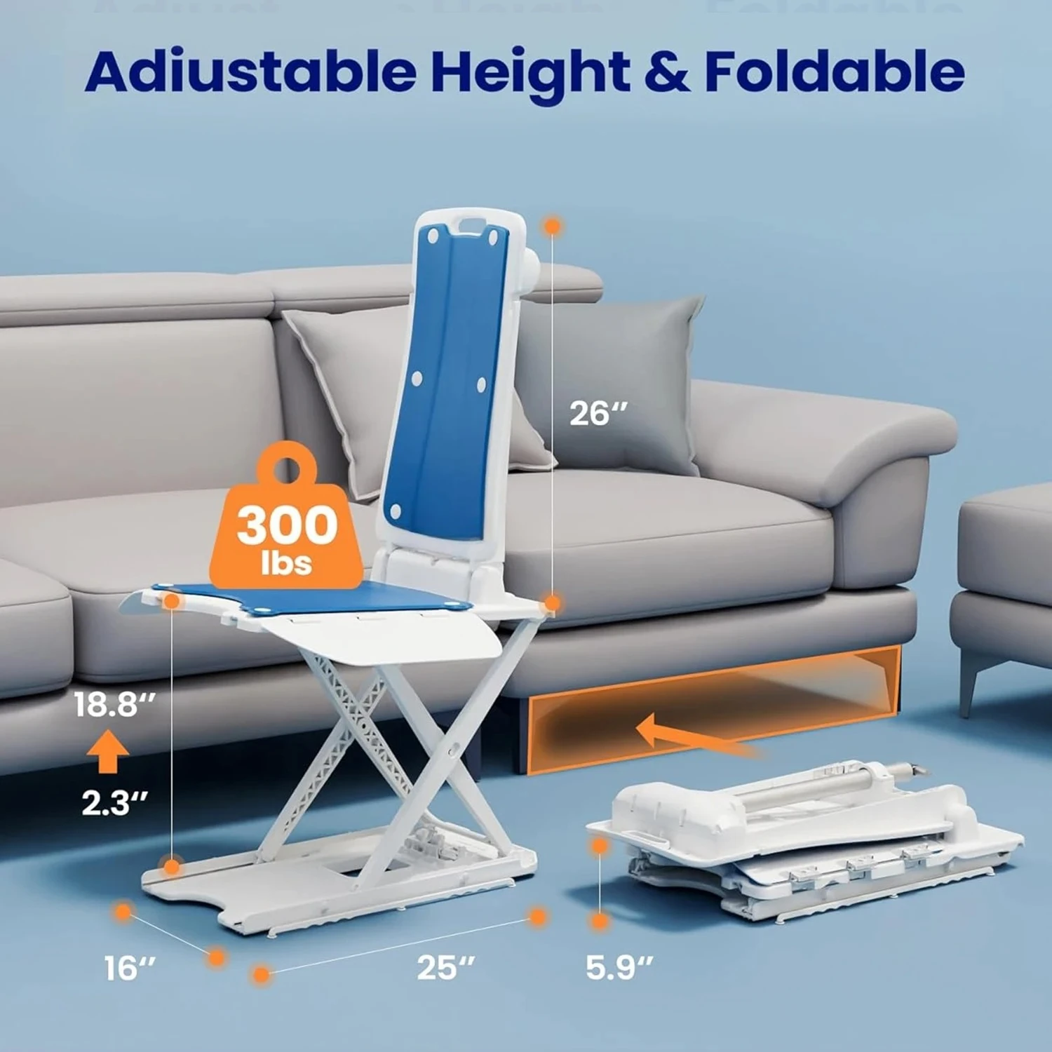 Mateside Patient Transfer Chair Bathroom Safety Equipment Motorized Adjustable Patient Lift Transfer Chair Patient Lift For Home