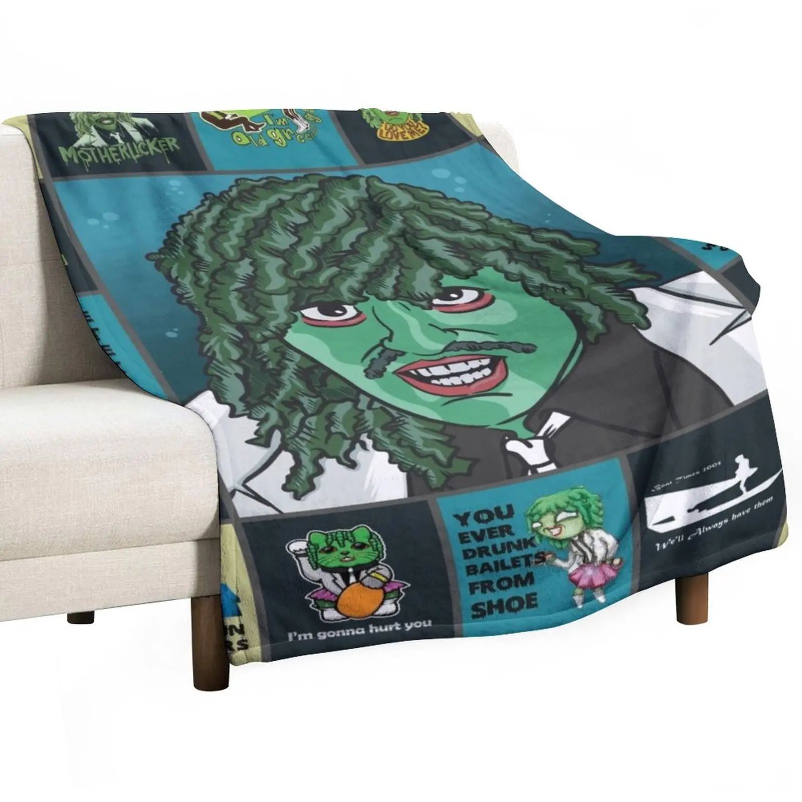 

M Old Gregg Quilt Ver.0217 Throw Blanket Fluffy Shaggy Blanket Decorative Bed Blankets