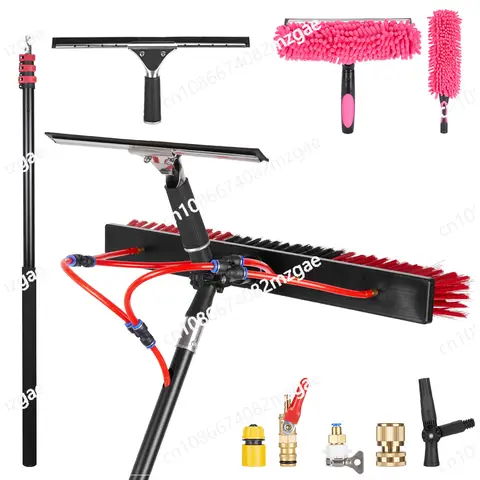 20-60 fot solpanelrengöringssats utrustning fönsterborste 6 best sales solpanelborste - №6