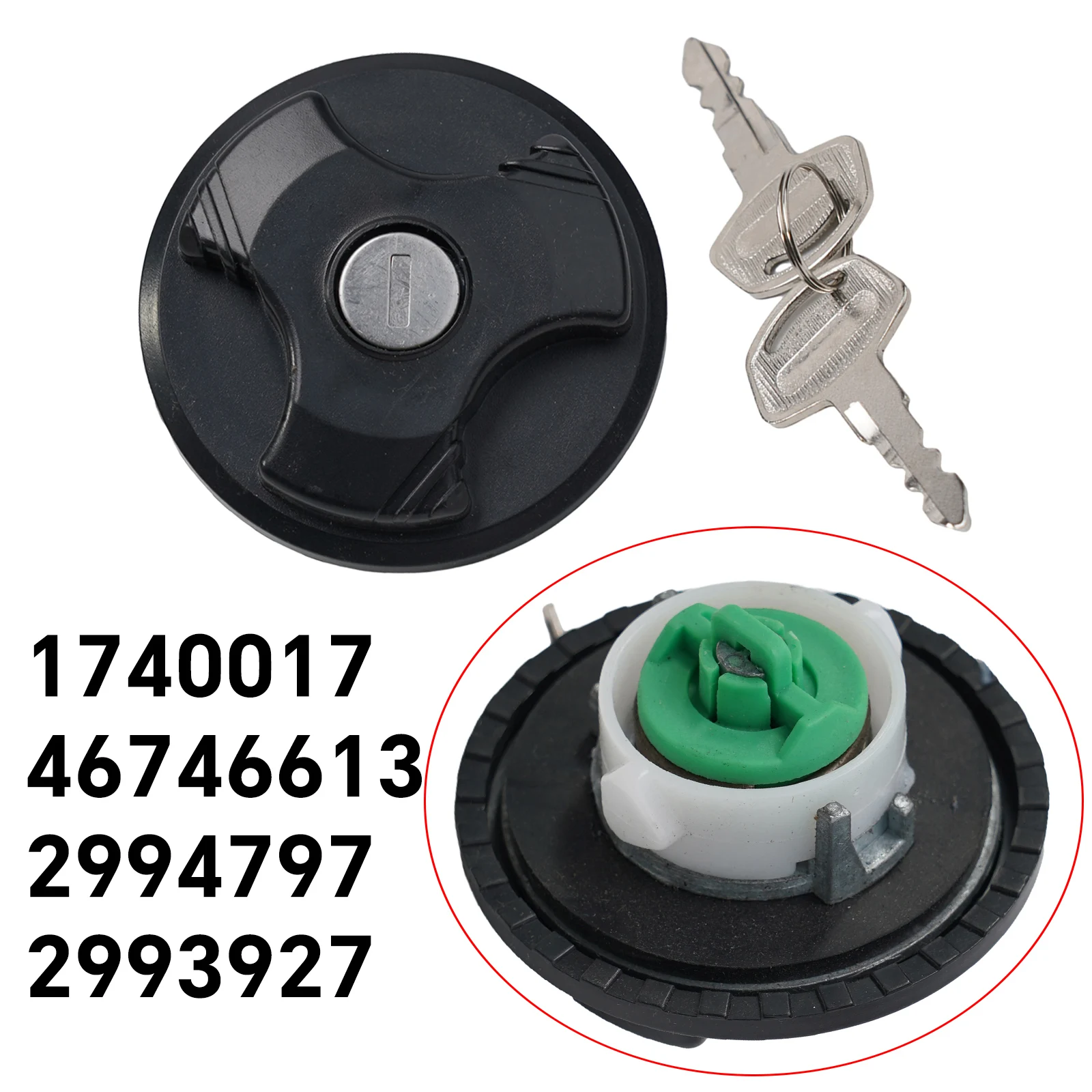 High Precision High Quality Useful Good Effect Cap Lock Fuel Petrol Green 2993927 Black Dustproof Waterproof 1pc