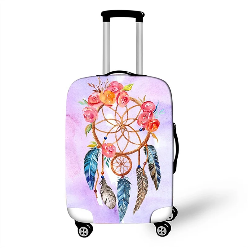 Dreamcatcher Luggage Protctive Cover 18-32 Inch Trolley Case Cover Travel AccessoriesThicken Stretch Suitcase Protctive Cover