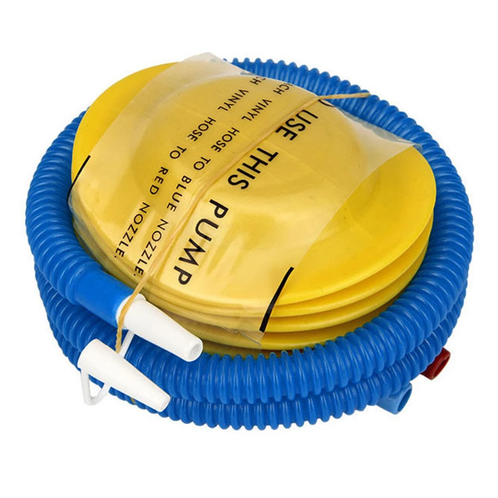 For Sleeping Pad 4inch Air Inflator Foot-operated Air Pump Camping Outdoor Compact Size Easy To Carry Light Weight