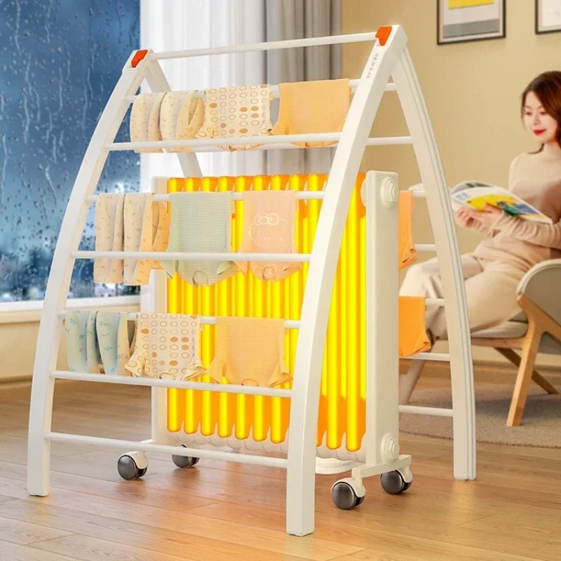 Floor-to-ceiling indoor balcony, folding retractable drying rack, bedroom bay window, cool quilt crafts