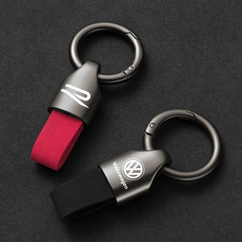 

VW Series Car Key Rings Suede Keychain Auto Accessories For Volkswagen Polo Golf GTI CC Tiguan Arteon Passat Jetta Touareg ID.3