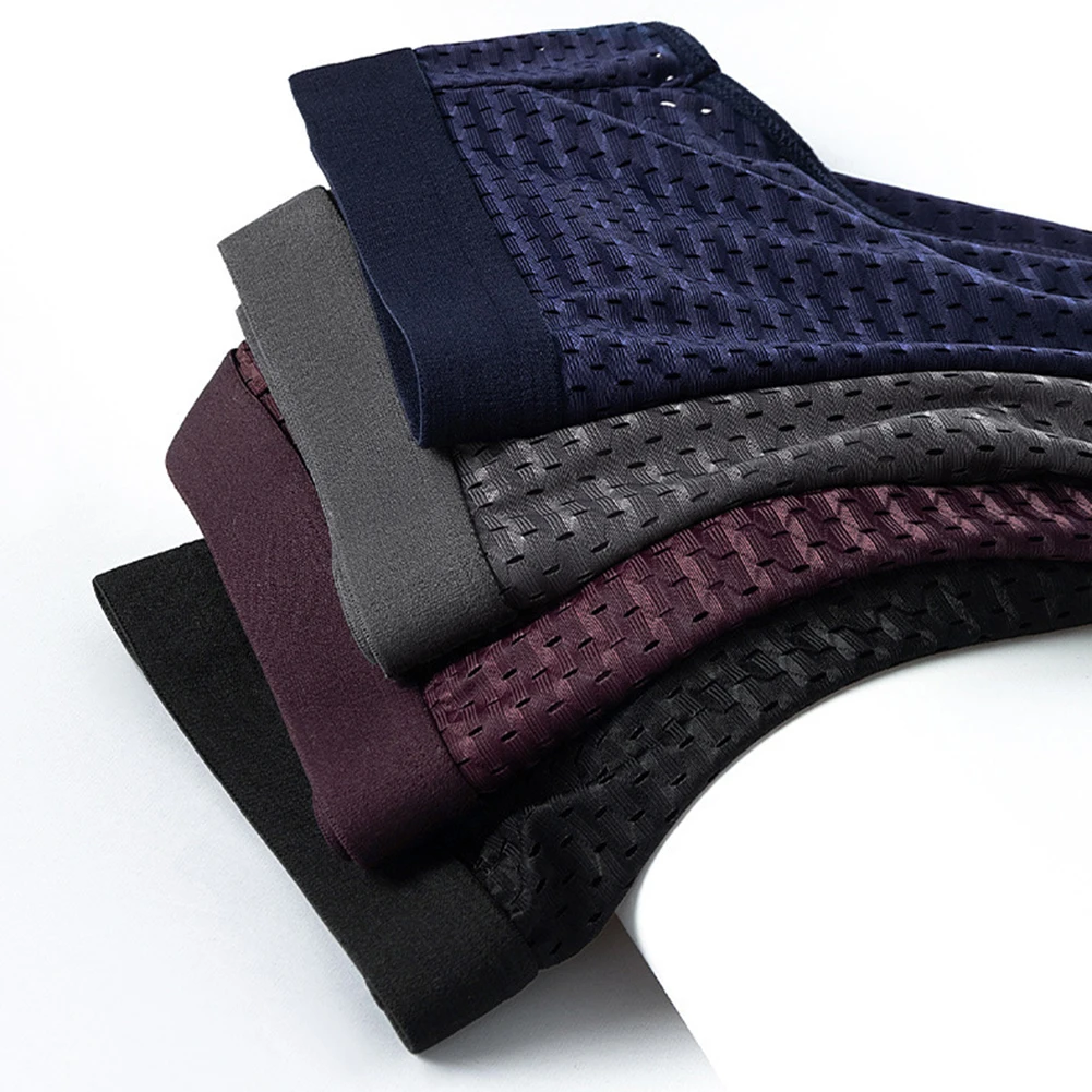 

1pc Underpants For Mens Underwear Briefs Ice Silk Breathable Mesh Lightweight Soft Lingerie Bikini Man Panties Tanga