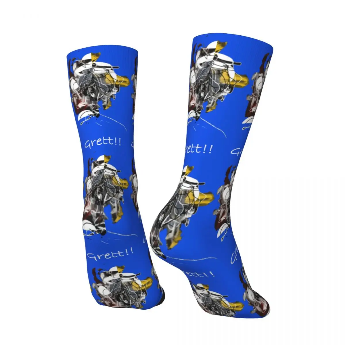 Happy Funny Men's Compression Socks Great Scott Vintage Harajuku Return to the Future Hip Hop Novelty Casual Crew Crazy Sock