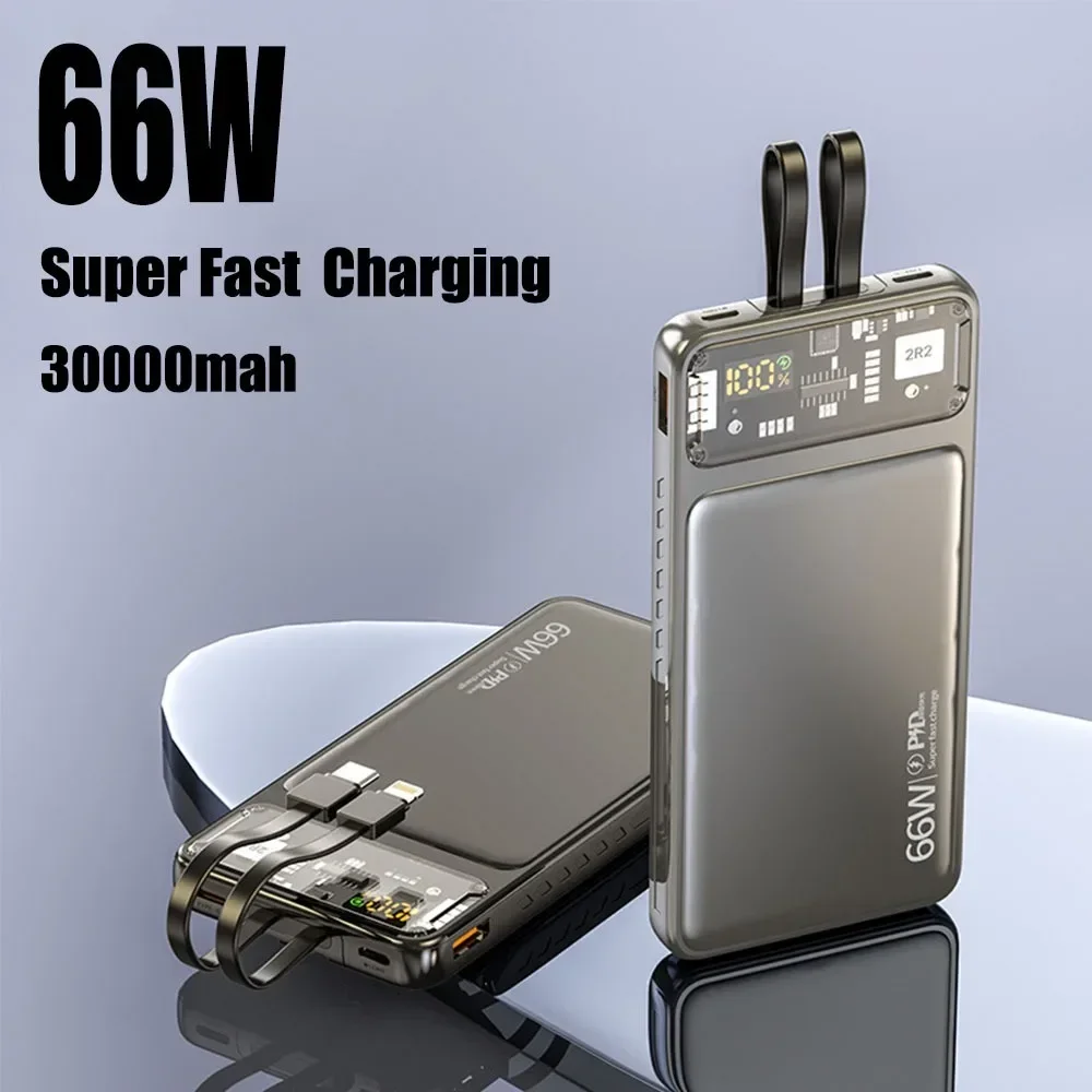 20000 MAh Small Portable Charger PD 20W Power Bank Cable  20W Adapter Custom Powerbank Fast Charge 10000 MAh Batter