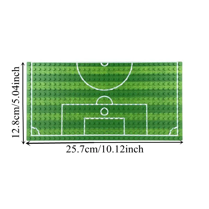 1pc 16*32 Dots  Base Plate Basketball Football Baseplate For Figure Field Court Block DIY Toys Christmas Gift for Children