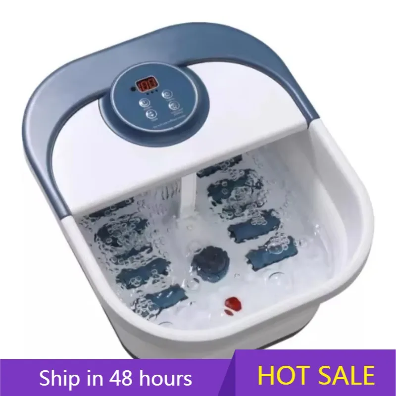 

YTYIN Folding Foot Bath Massager Tub Electric Feet-washing Basin Infrared Heating Foot Bath Barrel Automatic Foot Spa Massage