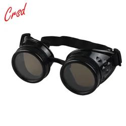 2022 Steampunk Sunglasses for Men Vintage Punk Glasses Brand Designer Eyeglasses Women Round Frame Fashion Windshield Goggles