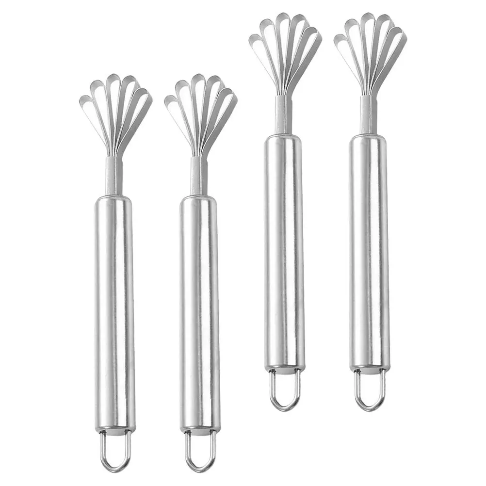 ที่ขูดเนื้อมะพร้าว สแตนเลส 4 ชิ้น ที่ขูดเกล็ดปลา อุปกรณ์ครัวอเนกประสงค์ ที่ขูดแบบมือถือ ที่ขูดมะพร้าวแบบแขวน