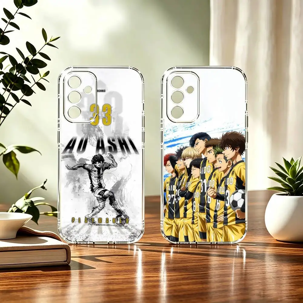 A-Aoashi football new anime hot  Basic Phone Case For Samsung A71, A70, A52, A51, A40, A30, A20 Transparent Cover