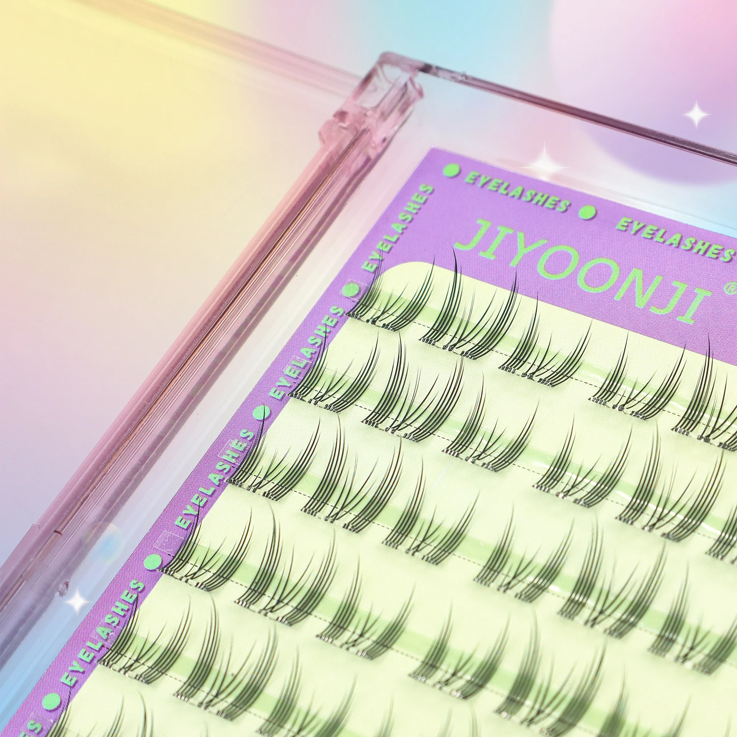 Pestañas autoadhesivas con forma de oreja de gato, 90 grupos, puro deseo, espíritu de gato, sin pegamento, aspecto Natural