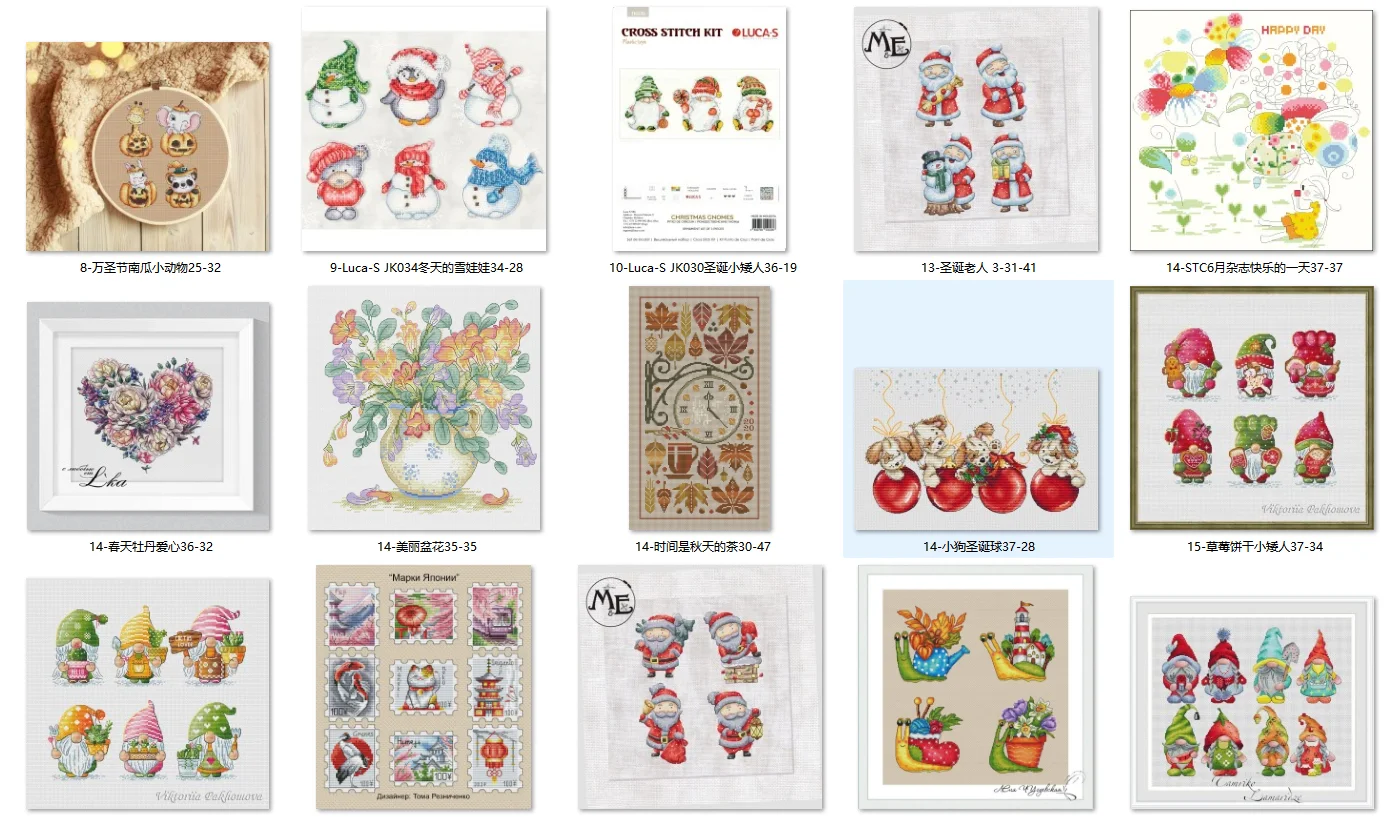 Embroidery Cross Stitch Kits Craft DIY Needlework Cotton Canvas Girl Series - Dwarf Series Winter is Coming 38-31