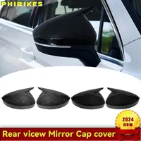 Para Volkswagen VW Tiguan MK2 2017 2018 2019 2020 2021 2022 M cubierta de espejo retrovisor tapas embellecedoras de espejo retrovisor de marcha atrás lateral