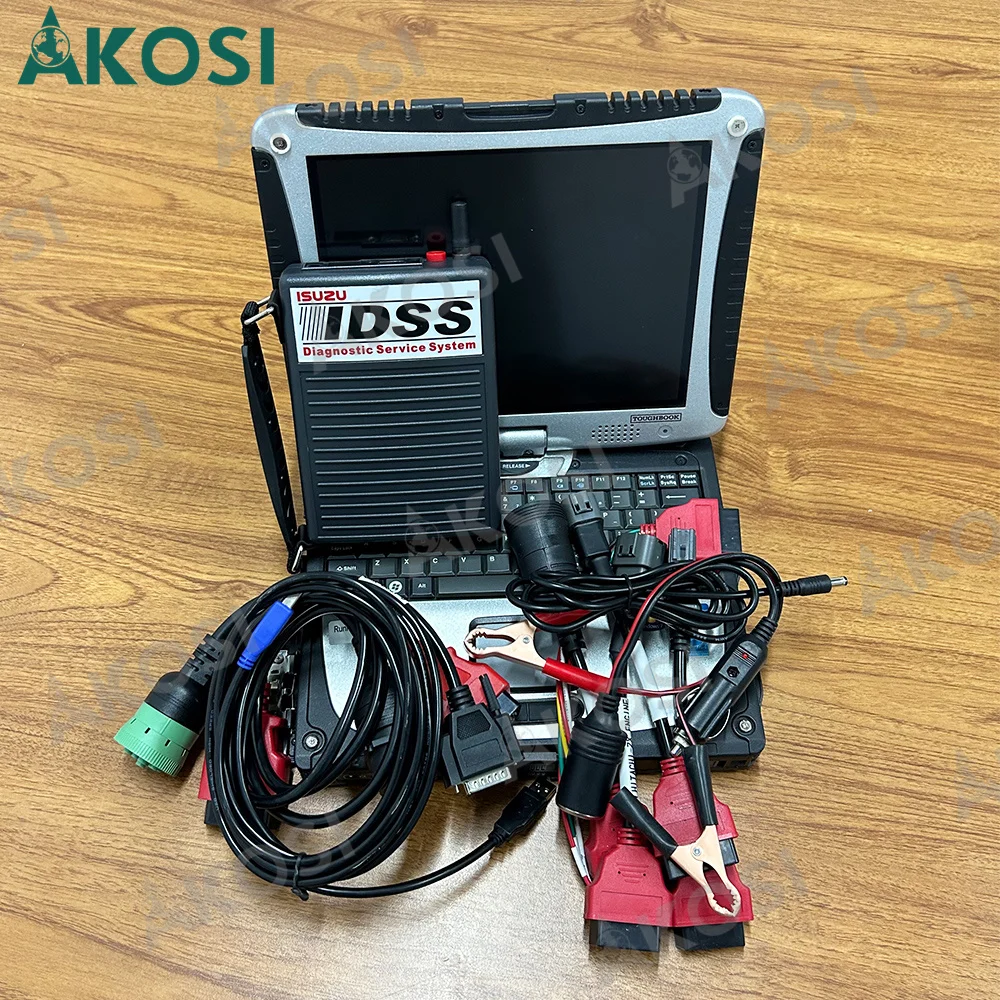 V2023 For Isuzu IDSS Diagnostic Kit with CF19 laptop G-IDSS E-IDSS for Isuzu Vehicles Excavator Truck Diagnostic Scanner Tool