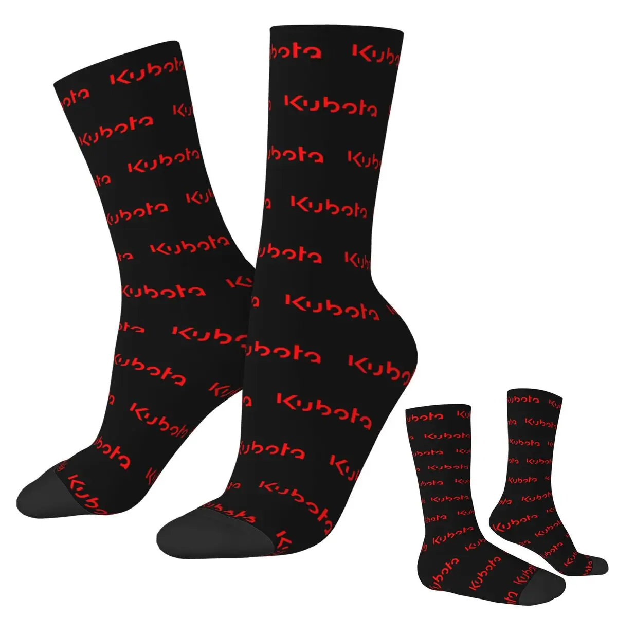 クボタ (レッドバージョン) ソックス 原宿 スーパーソフト ストッキング オールシーズン ロングソックス アクセサリー 男性用 女性用 誕生日プレゼント