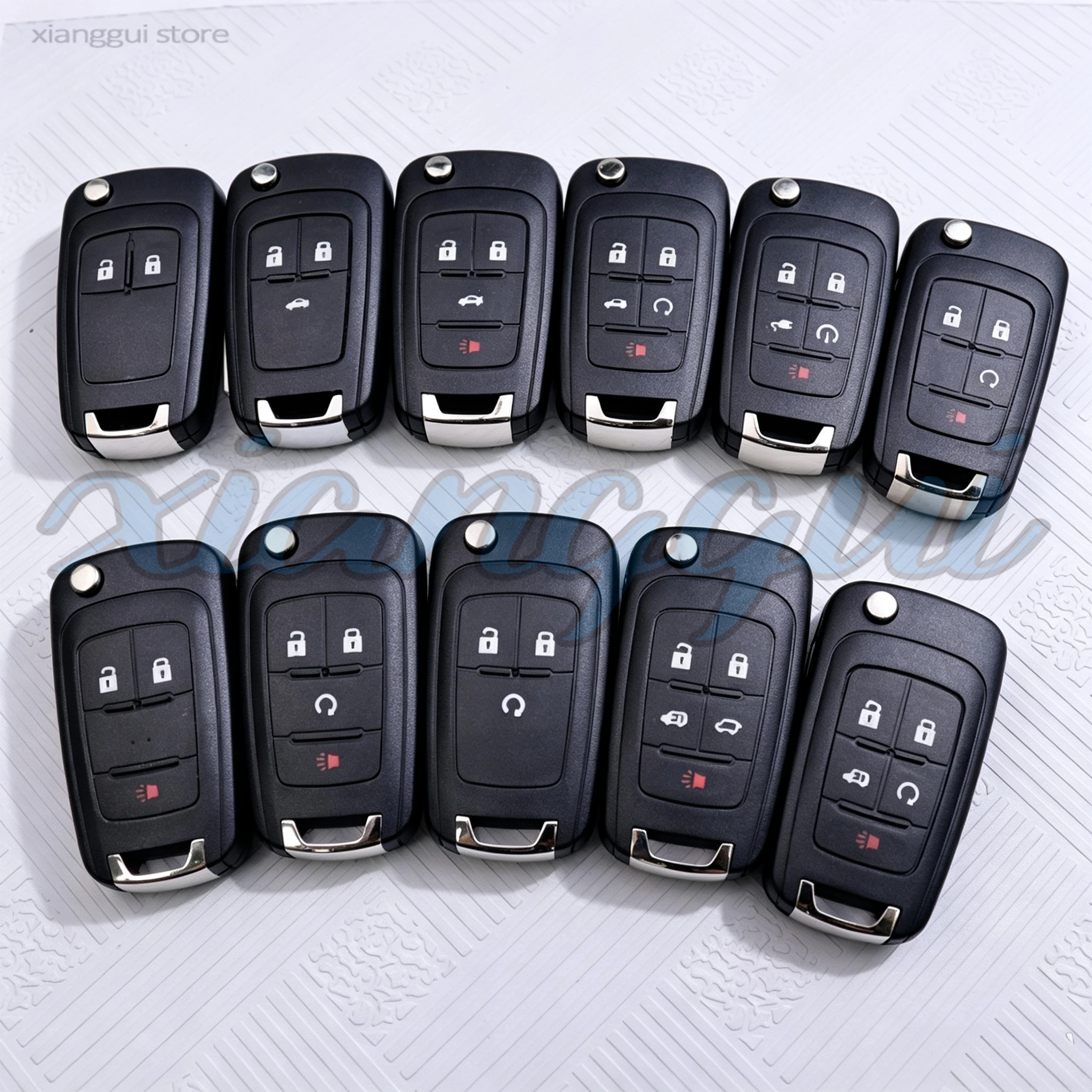 For Buick Opel Vauxhall Insignia Astra Mokka Zafira Car Key Housing Key Case Shell for Chevrolet Cruze Epica Lova Camaro Impala