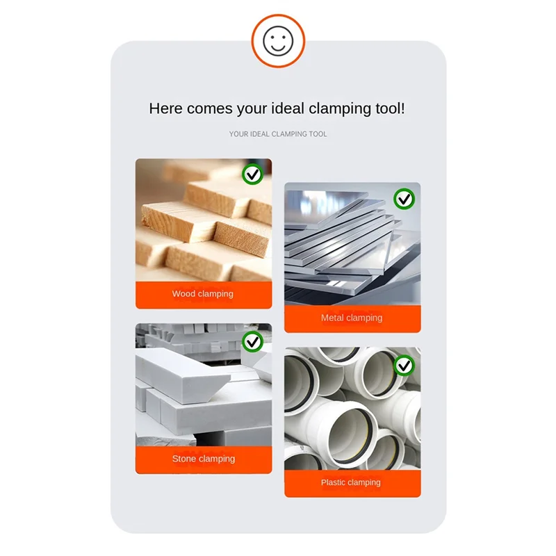 AEE3-verdikte grote G-type houtbewerkingsklem Universele zware houtbewerkingsklem Sterke en snelle bevestiging