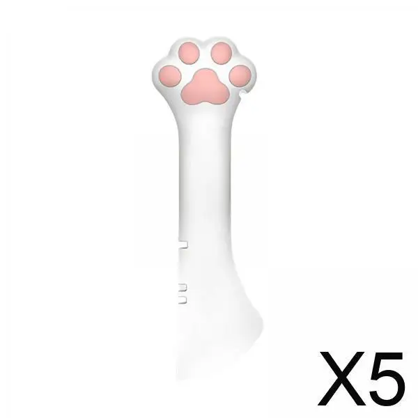 Food Grade Silicone Cat Can Opener Reusable Pet Feeding Spatula Ergonomic Spoon Jar Opener for Dog Wet Food