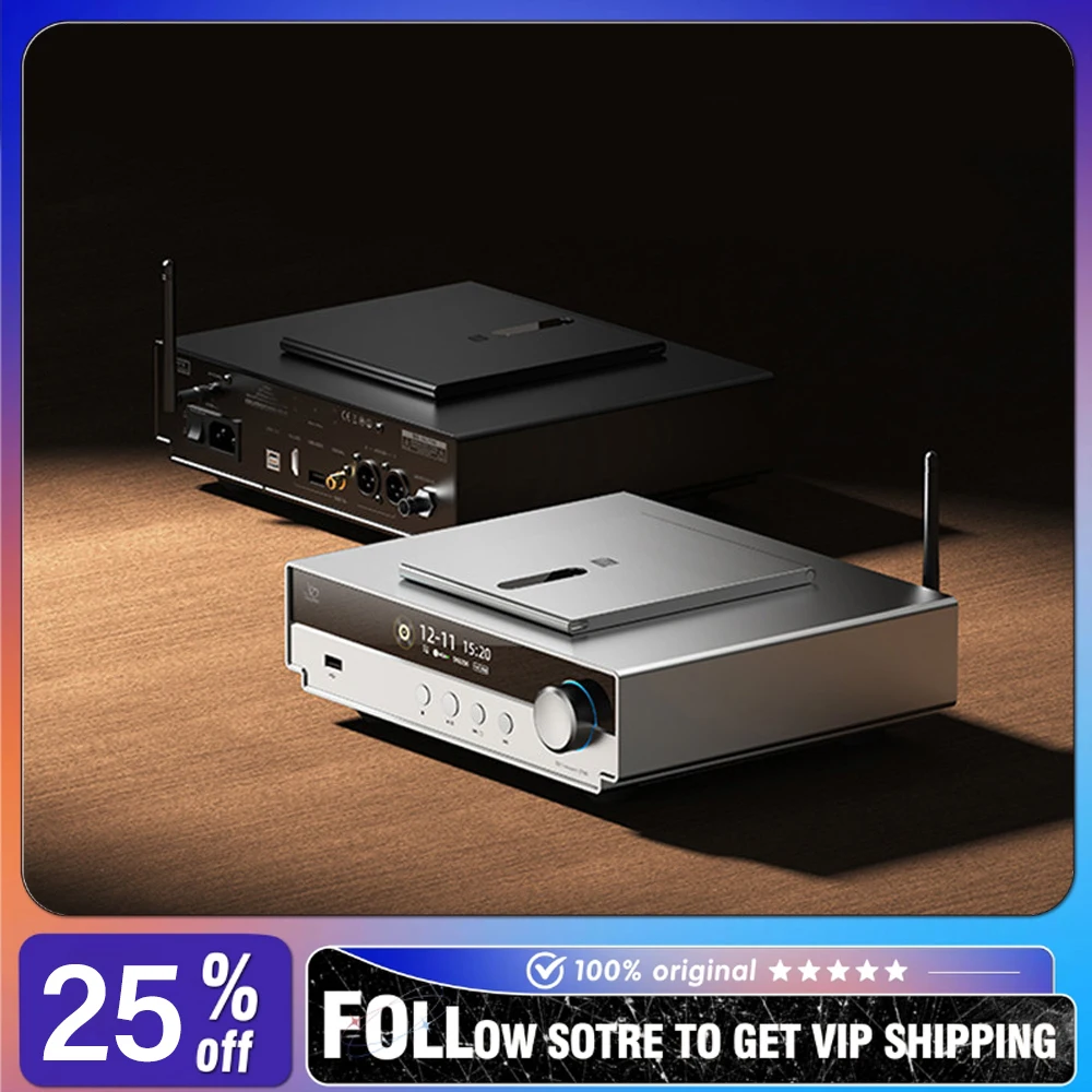 

Shanling CT90 CD Player DA11 Movement 45MHz/49MHz Eddict Player APP Control DSD512/PCM768 Hi-Fi Bluetooth CD Desktop Turntable