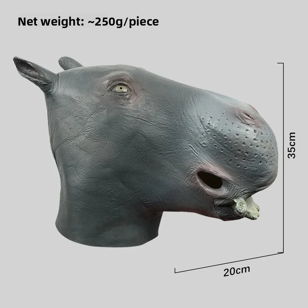 

Halloween Party Cosplay Eco-friendly Fancy Dress Latex Camel Full Head Mask Realistic Accoutrements camel Mask