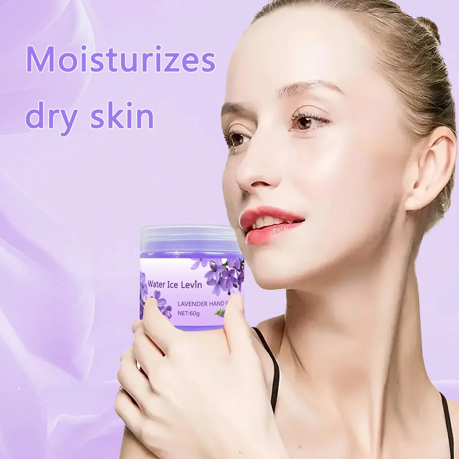 Lavender Moisturizing Hand Wax Mask, Hypoallergenic, for Hands and Feet, Smooths Skin, Gentle Cleansing Hand Mask, Brightens Hand Skin