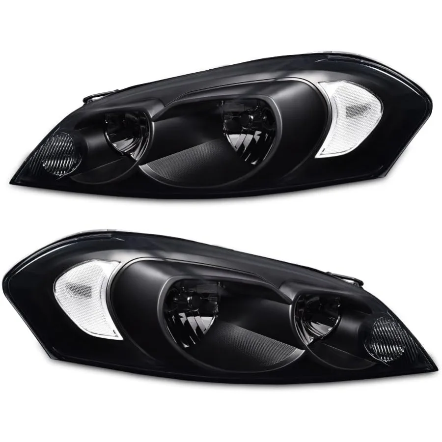 

Лампы фары в сборе, совместимые с Chevy Impala 2006-2013, подходят для Impala Limited 2014-2016, подходят для Monte Carlo 2006-2007 Smoke Len