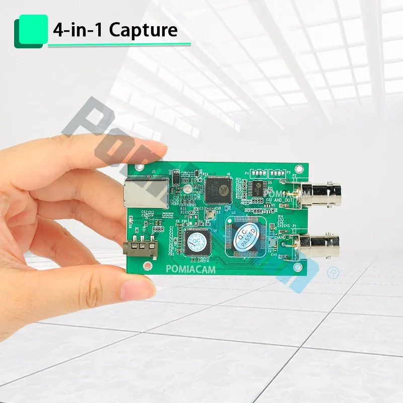 4 in 1 CAPTURE  CARD Converts AHD,CVBS,TVI,CVI USB 3.0 Plug and Play Works with OBS,Potplayer, AMCAP for Windows,Linux,Android