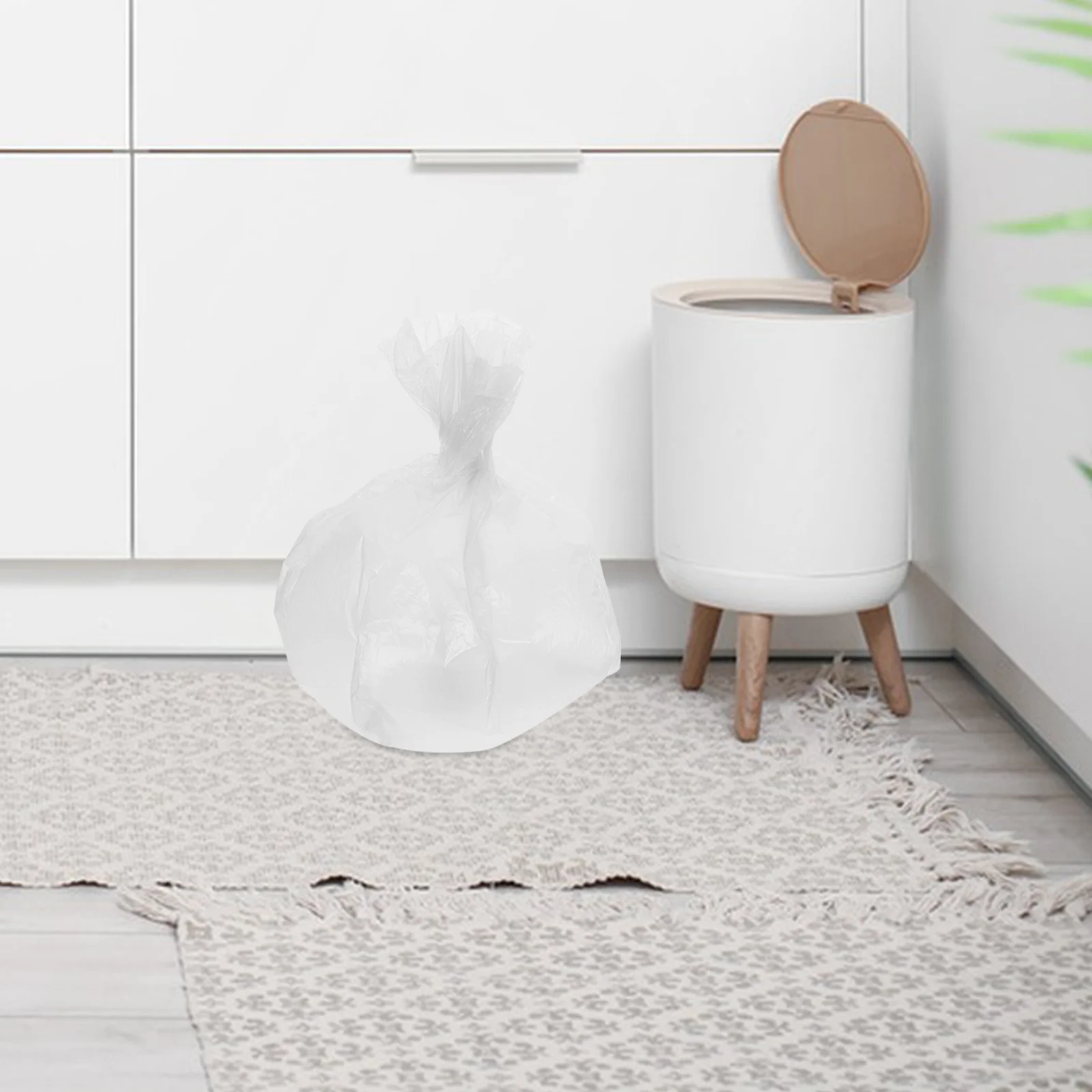 

5 рулонов пакетов для мусора: для кухни, ванной, небольших контейнеров, пищевых отходов, пригодных для вторичной переработки