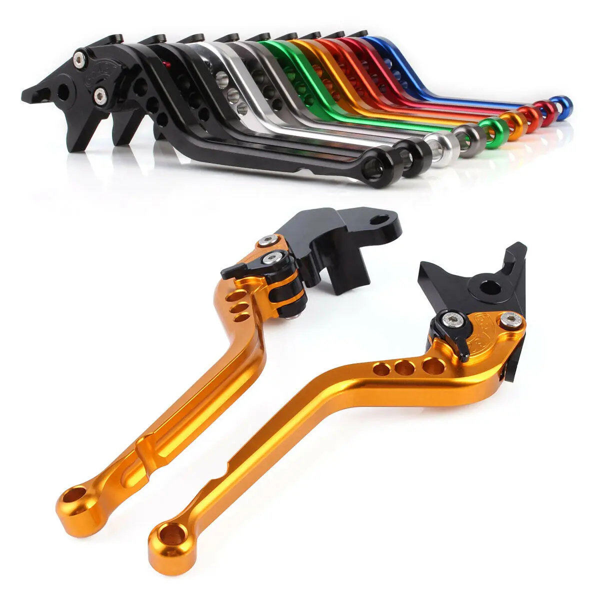 

Long Motorcycle 7/8" 22mm Adjustable Brake Clutch Levers For Yamaha YZF R1/R1M/R1S 2015-2018, YZF R6 2017-2018