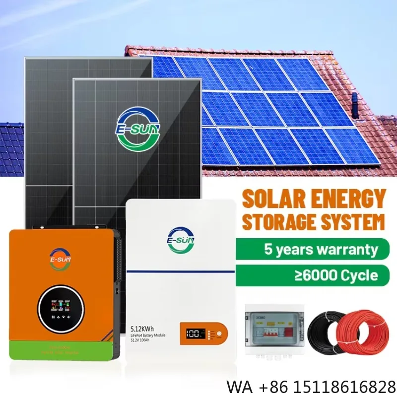 E-SUN Wifi  3kw 5kWh Solar Energy Storage System BMS Protection Solar Lithium Battery Storage System For Shop Household Use