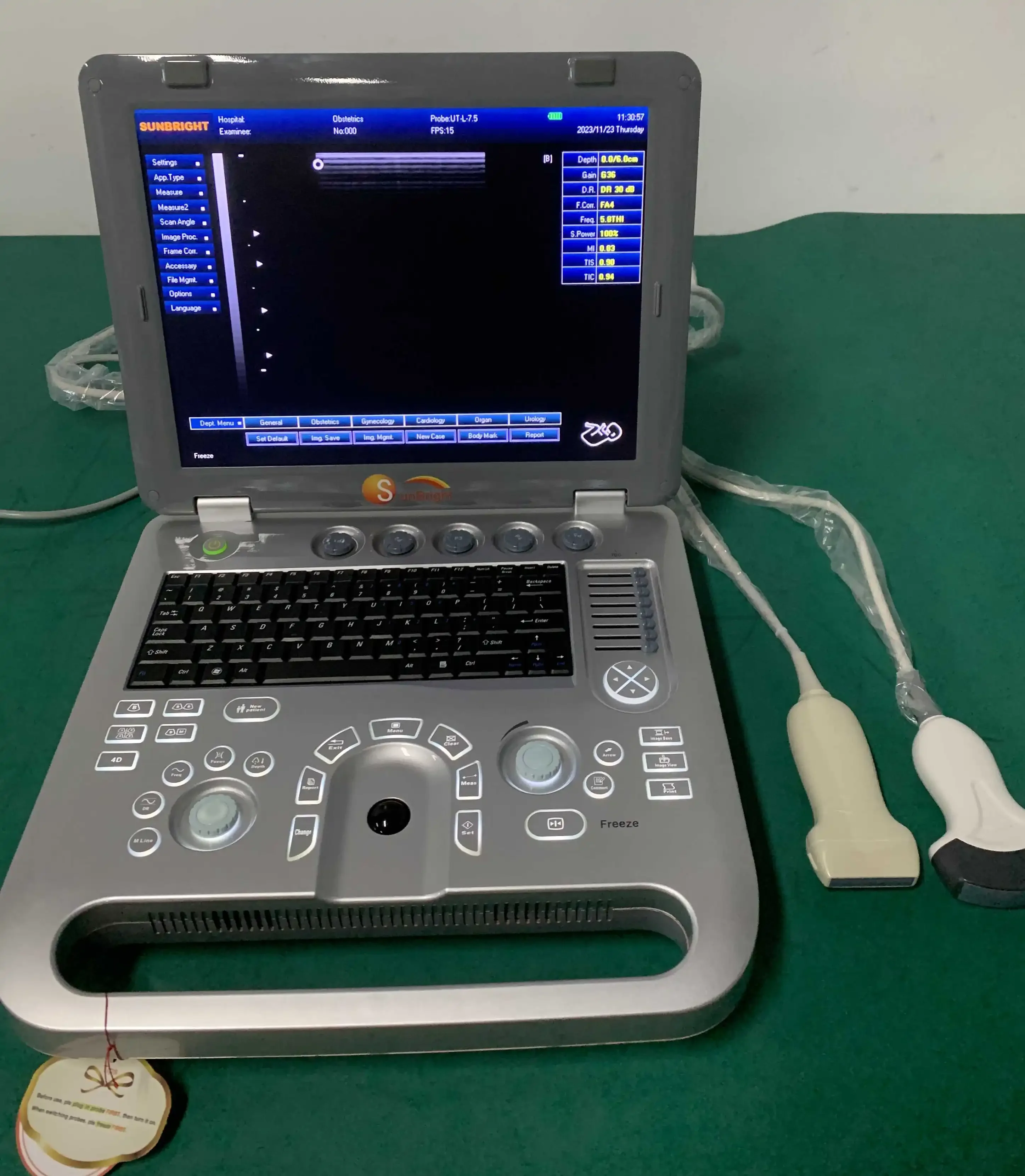 Medical High Quality SUN-800D Sunbright Ultrasound Scanner Machine Black/White 3D Ultrasound Machine